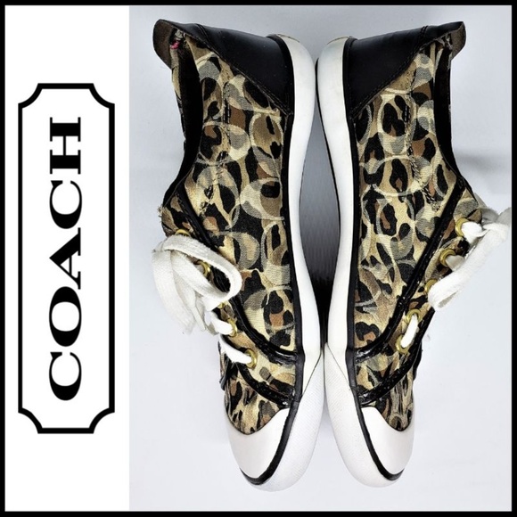 Coach Shoes - COACH Camouflage/Patent Chuck Taylor Sneakers, 8B